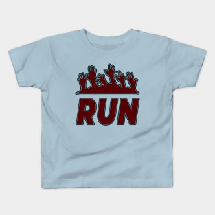 Run (from Zombies) Kids T-Shirt